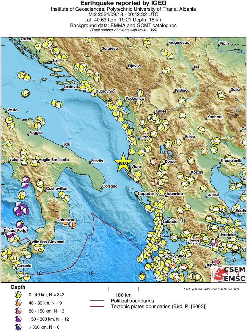 Regional moment Tensor