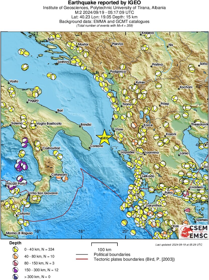 Regional moment Tensor