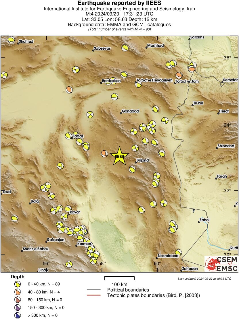 Regional moment Tensor