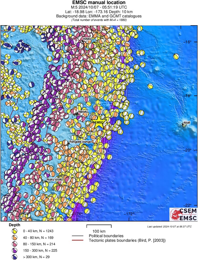 Regional moment Tensor