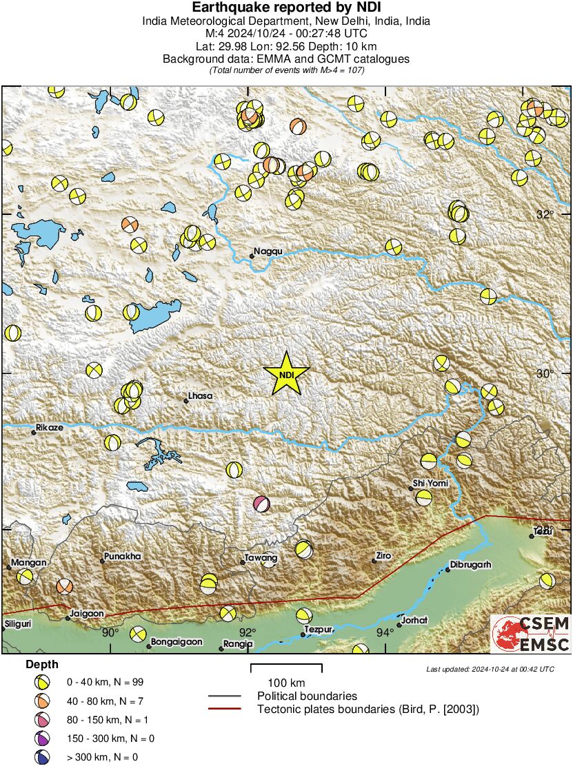 Regional moment Tensor