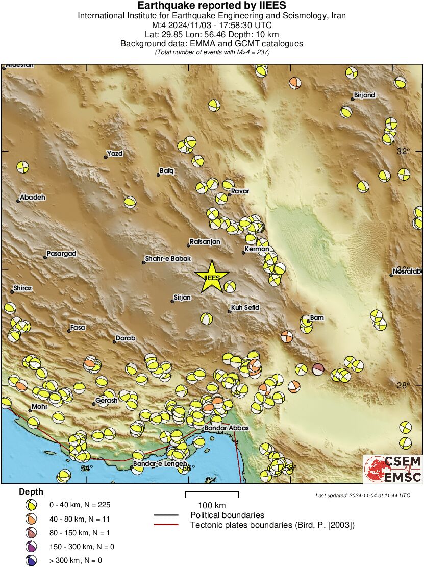 Regional moment Tensor