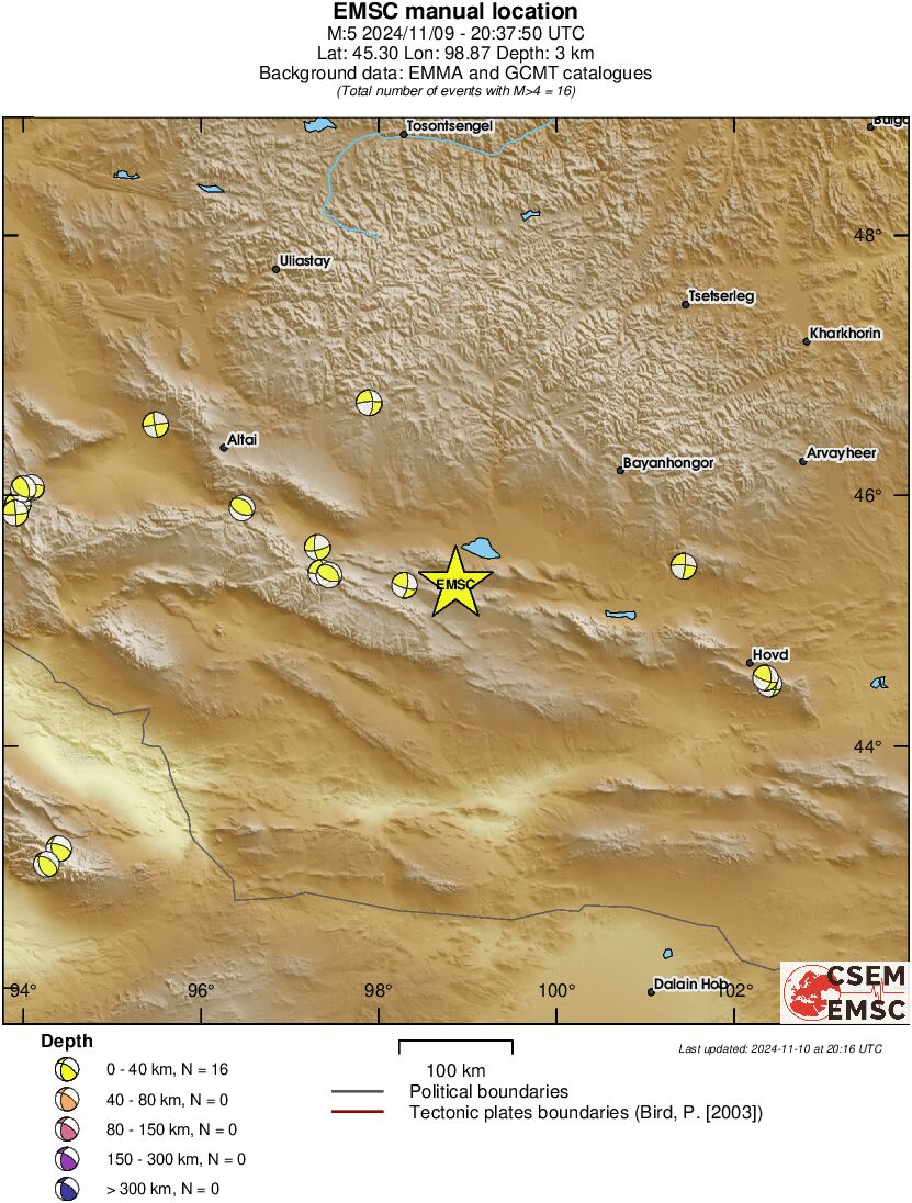 Regional moment Tensor