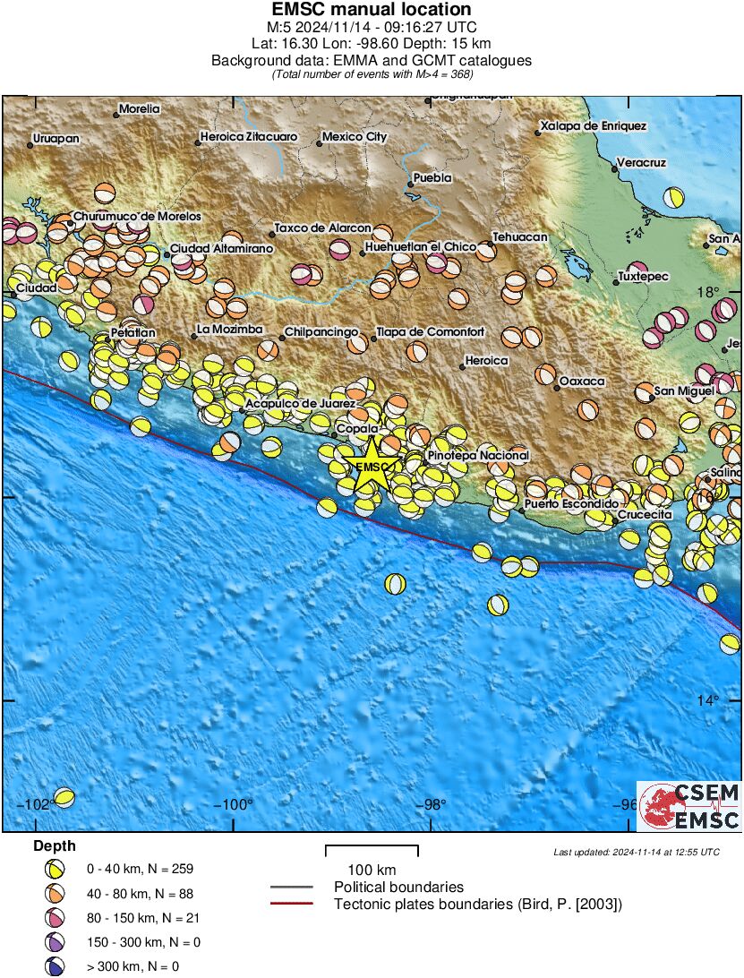 Regional moment Tensor