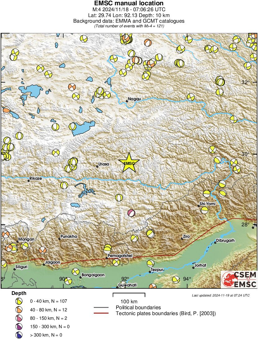 Regional moment Tensor