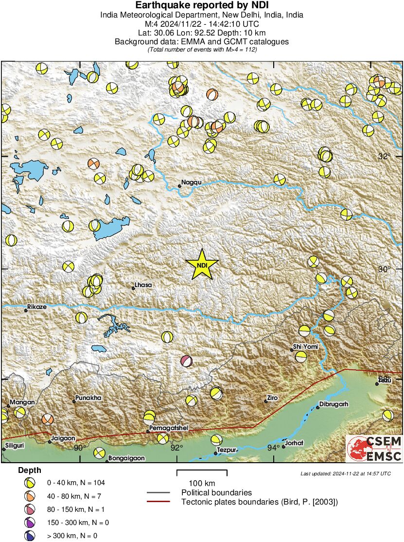 Regional moment Tensor