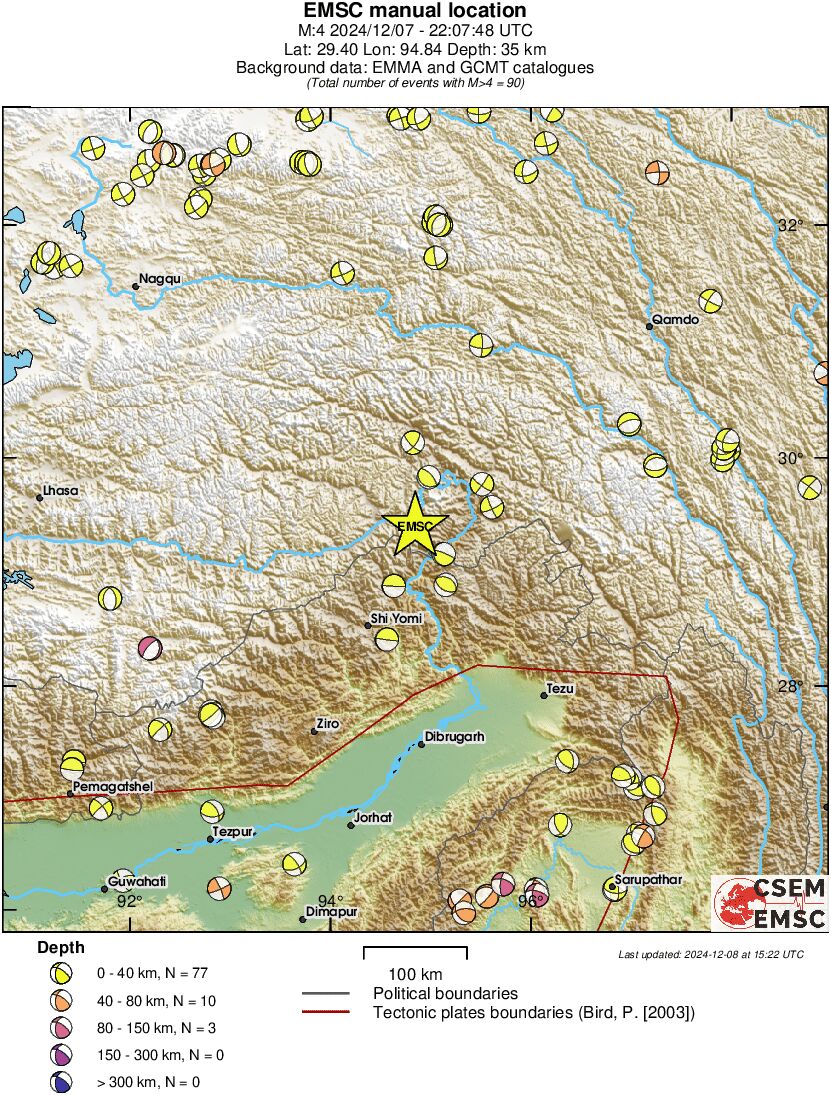 Regional moment Tensor