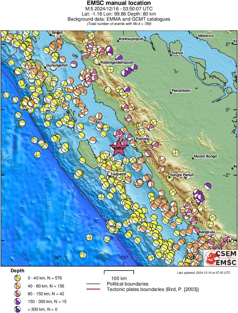 Regional moment Tensor