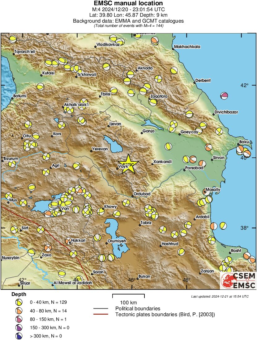 Regional moment Tensor