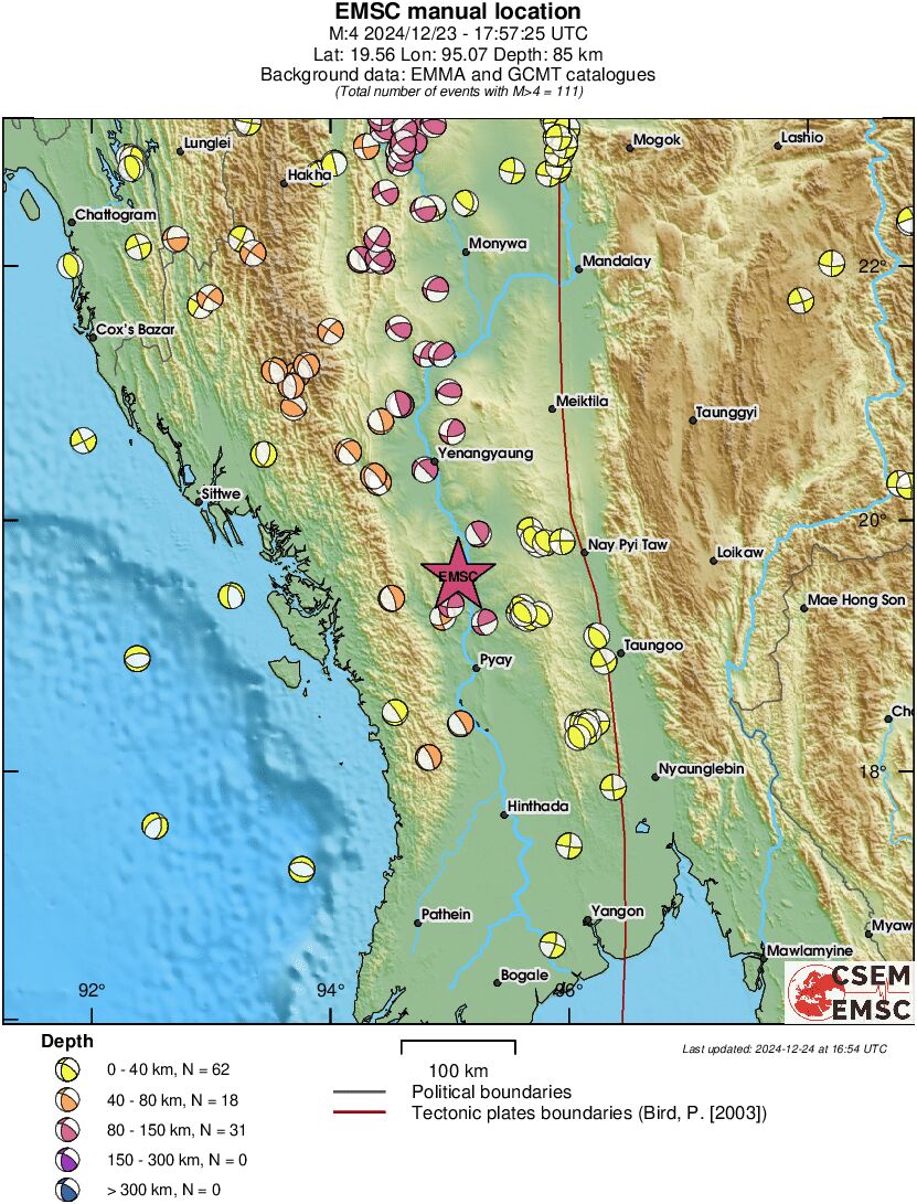 Regional moment Tensor