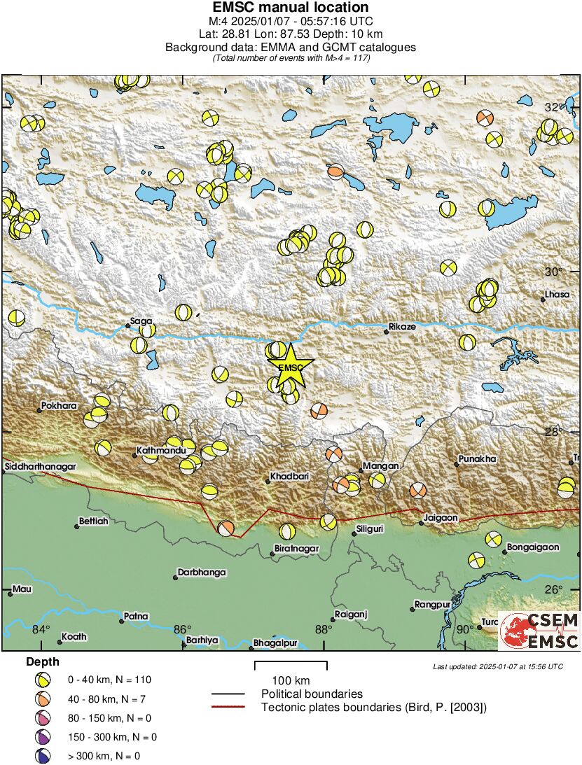 Regional moment Tensor