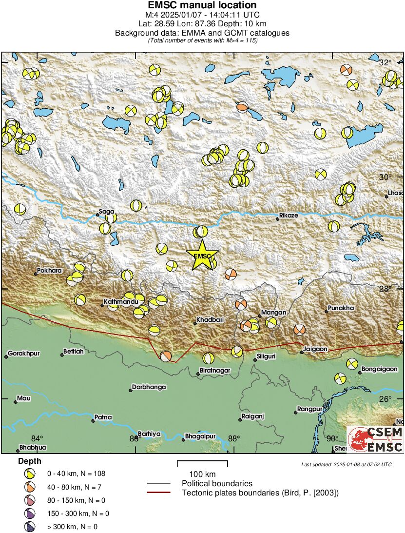 Regional moment Tensor