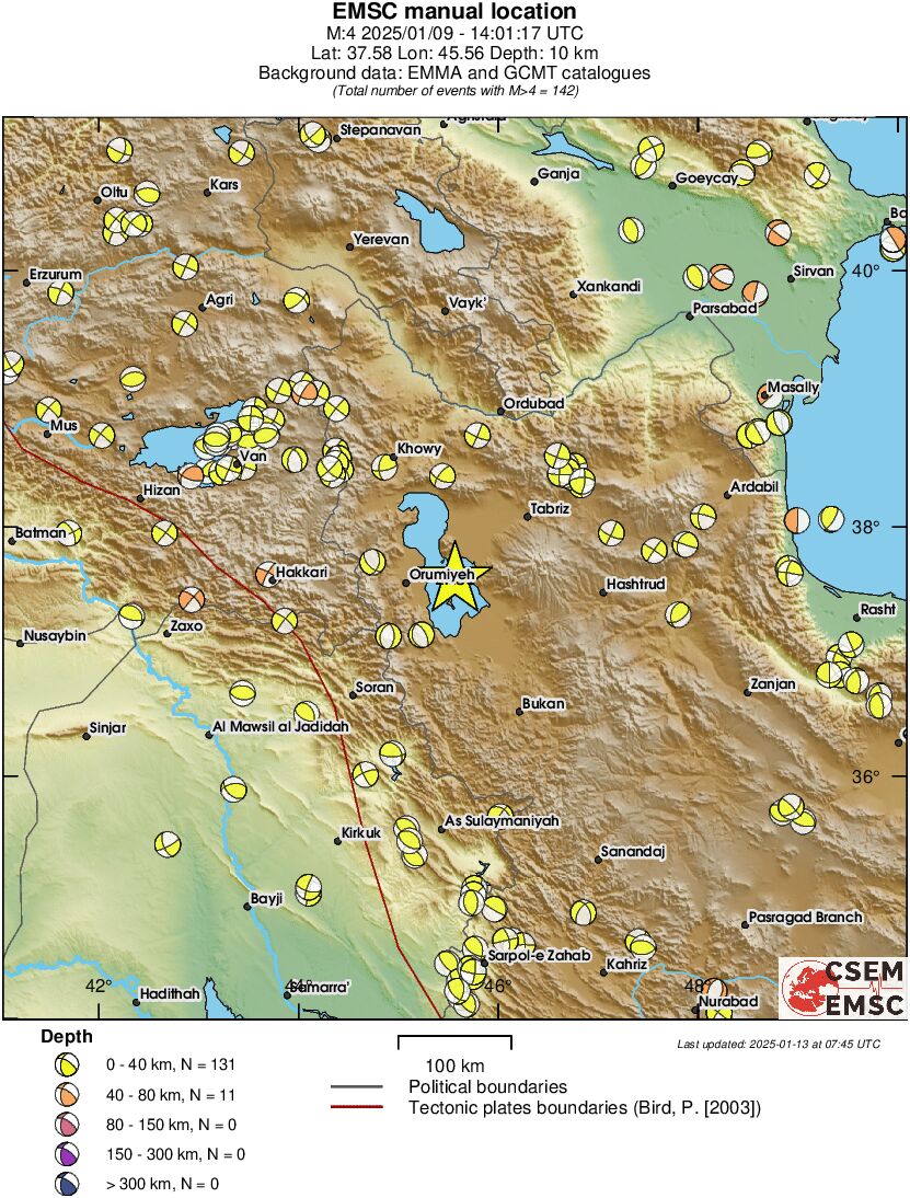 Regional moment Tensor
