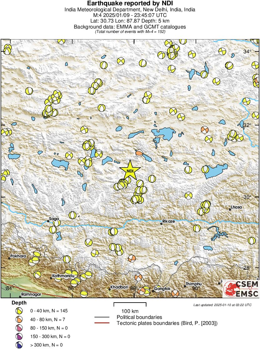 Regional moment Tensor