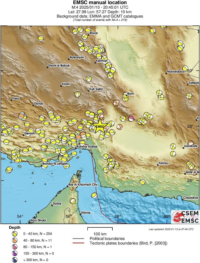 Regional moment Tensor