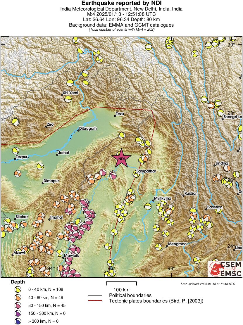 Regional moment Tensor