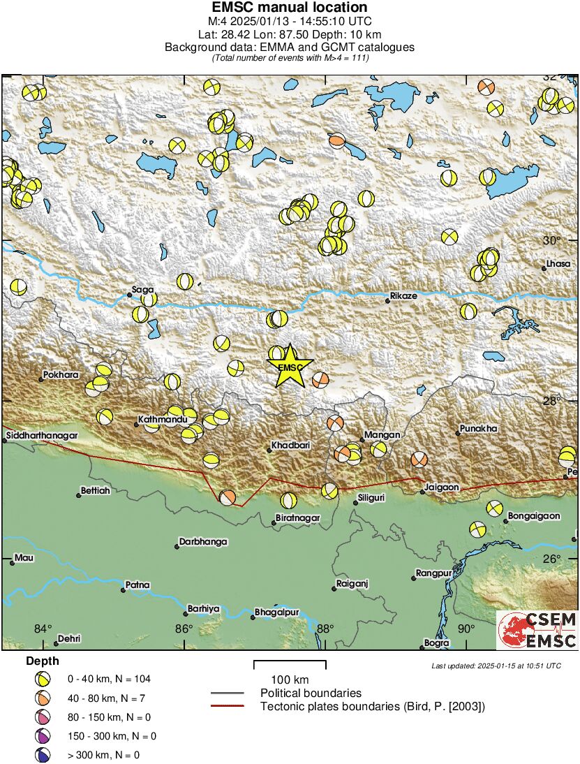 Regional moment Tensor