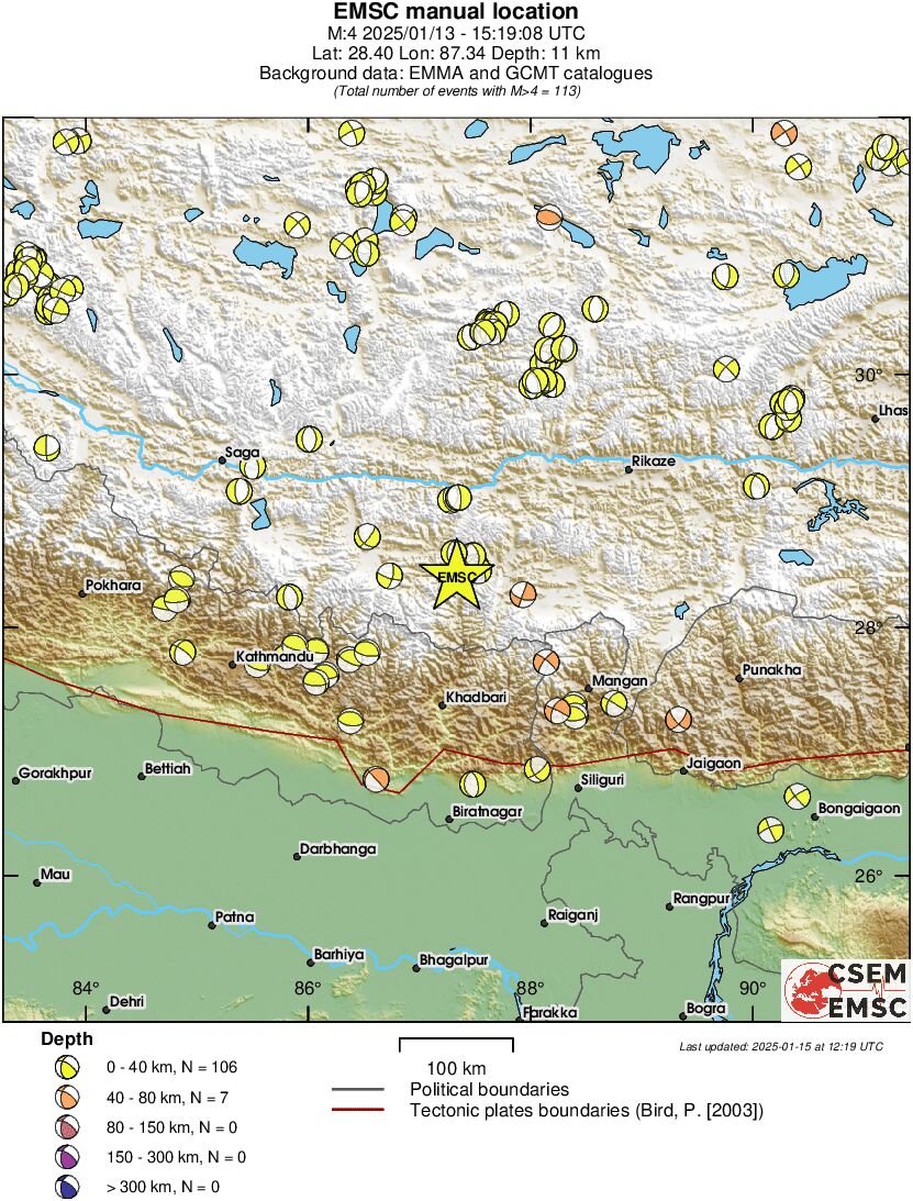 Regional moment Tensor