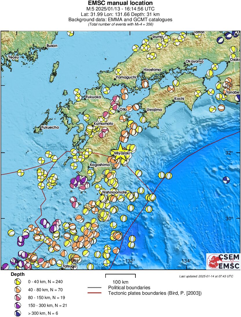 Regional moment Tensor