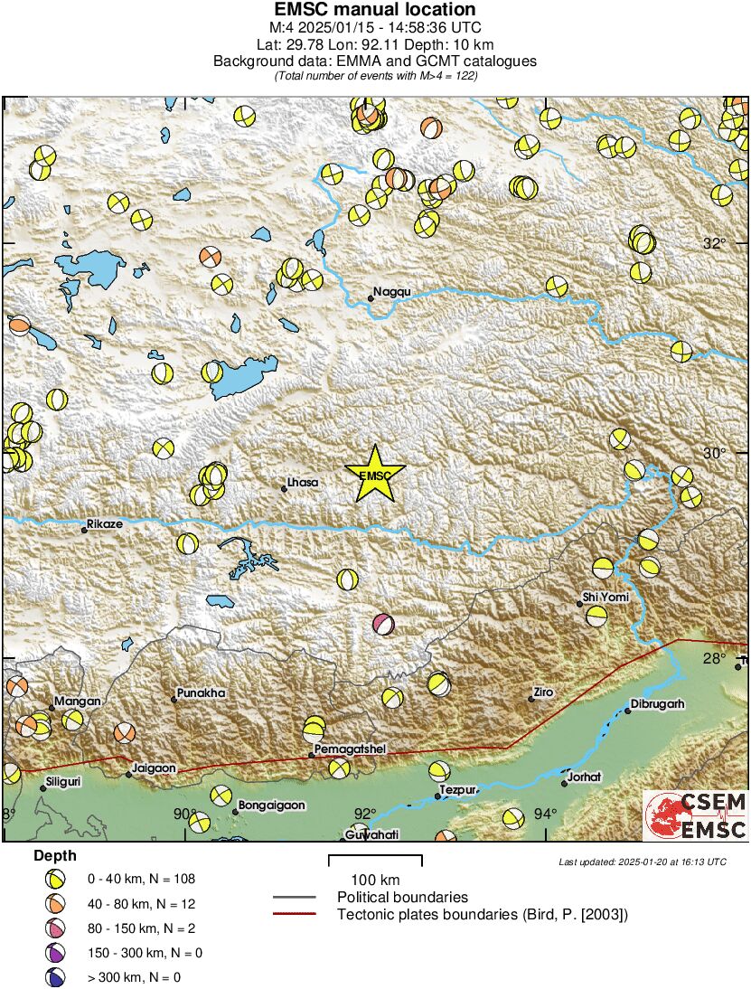 Regional moment Tensor