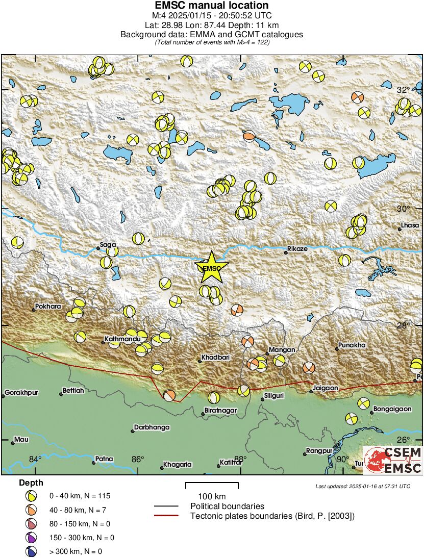 Regional moment Tensor