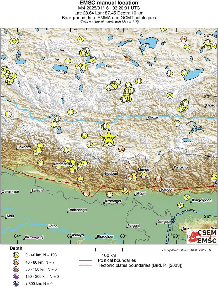 Regional moment Tensor
