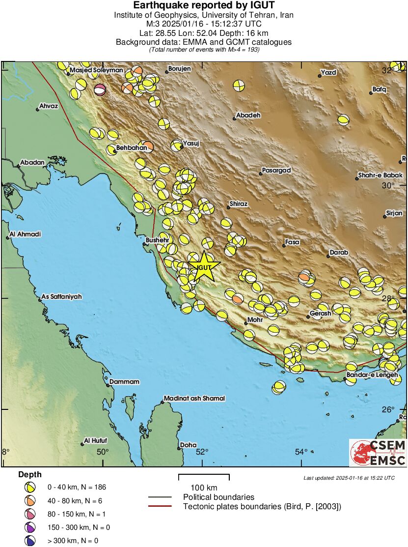Regional moment Tensor