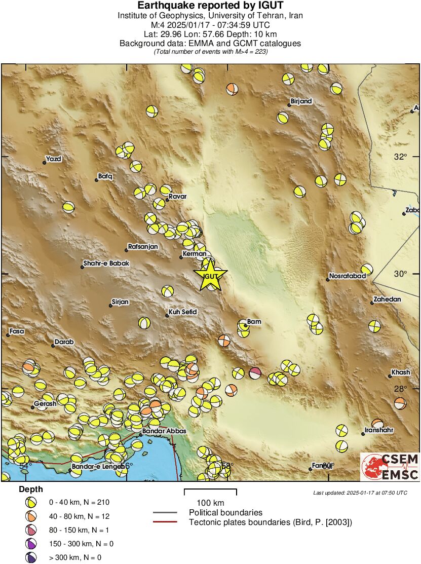Regional moment Tensor