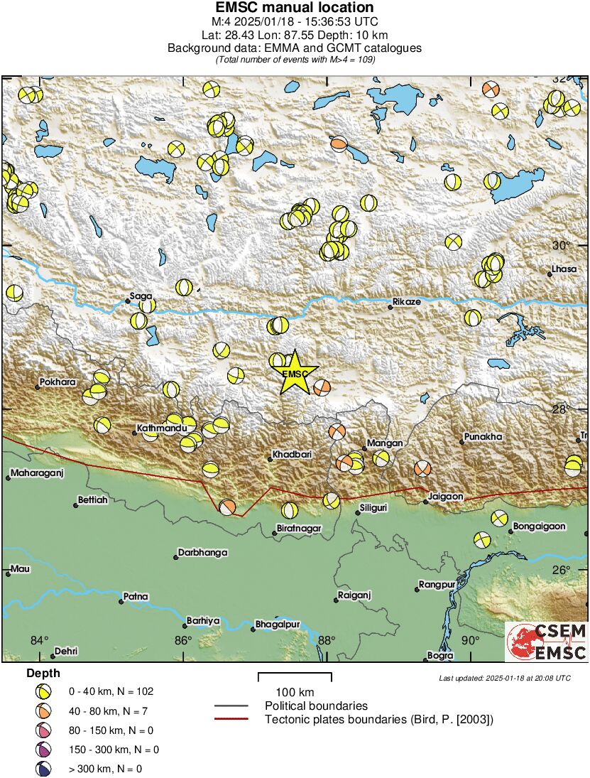Regional moment Tensor