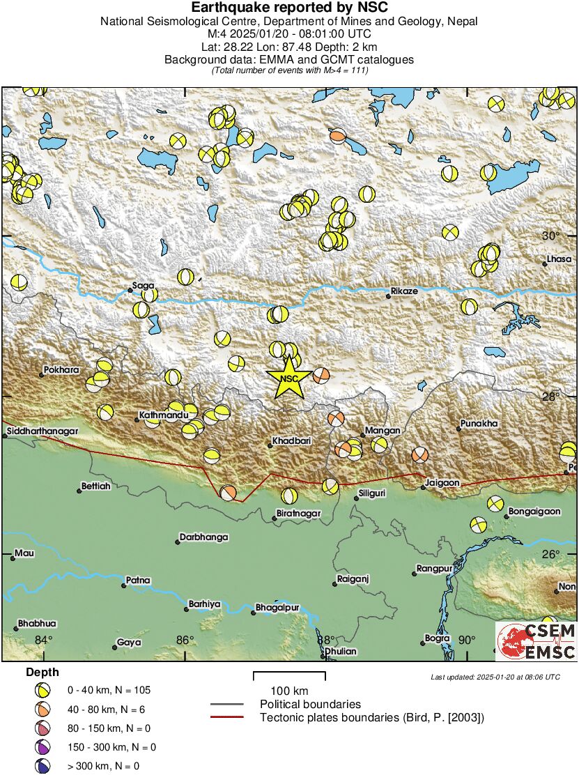Regional moment Tensor