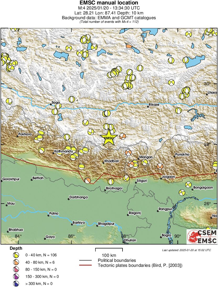 Regional moment Tensor