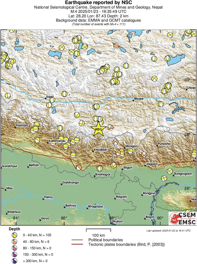 Regional moment Tensor