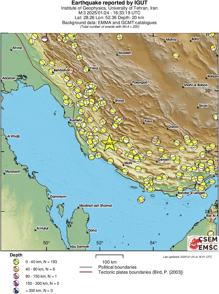 Regional moment Tensor