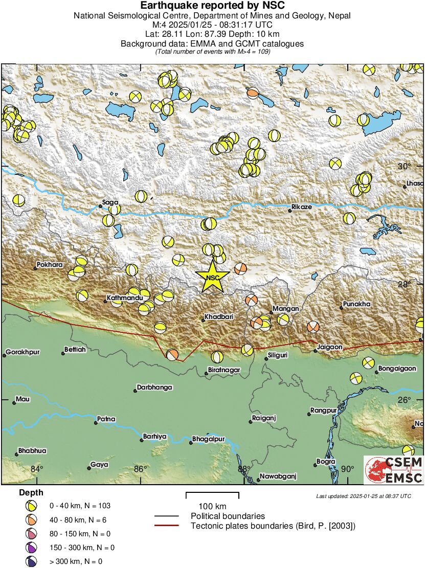 Regional moment Tensor
