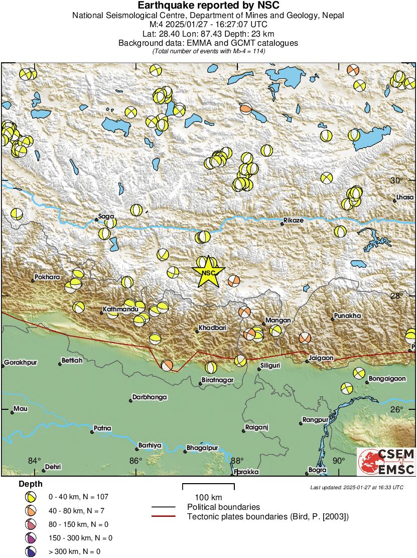 Regional moment Tensor