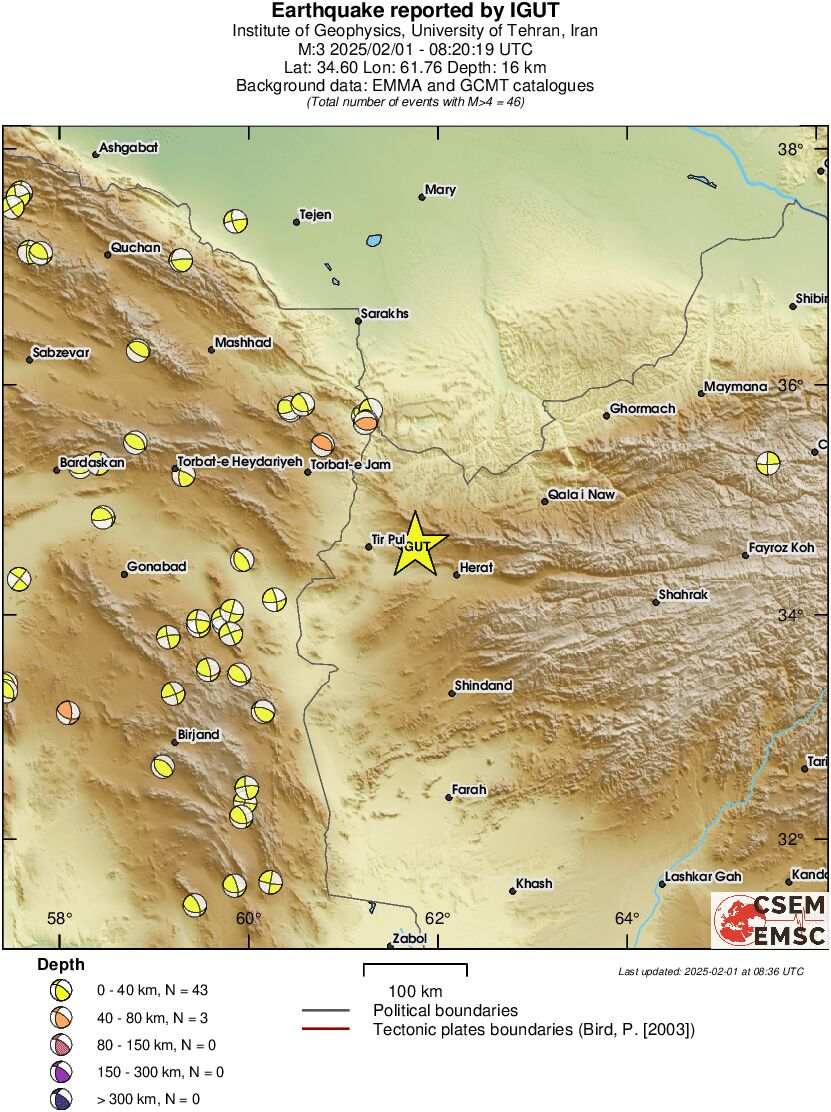 Regional moment Tensor