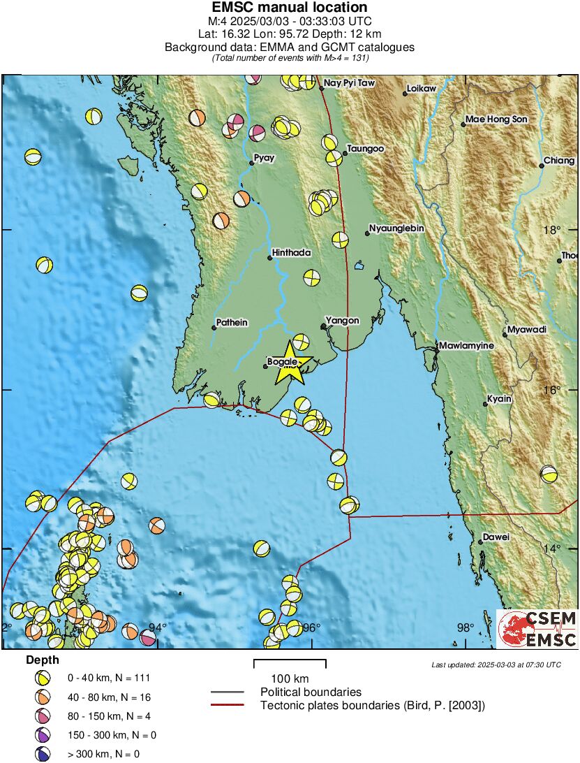 Regional moment Tensor