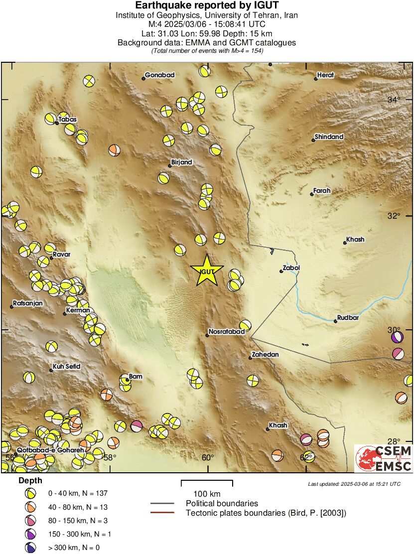 Regional moment Tensor
