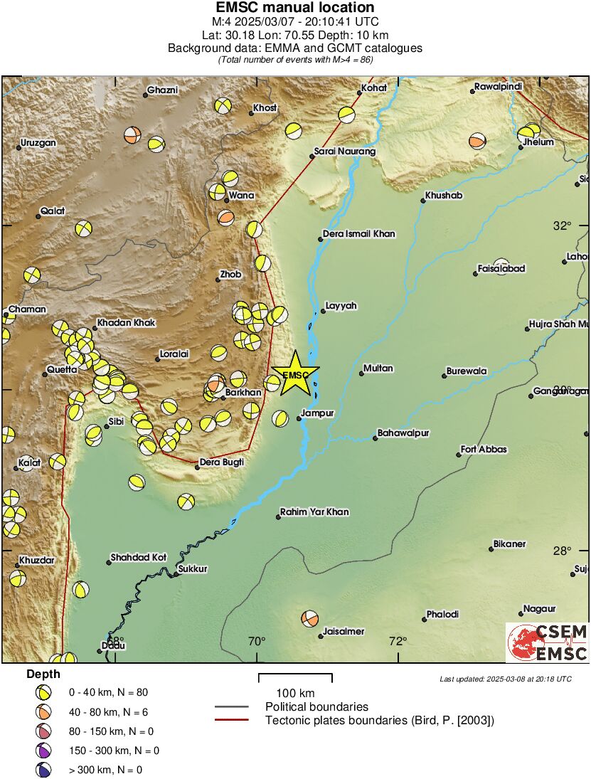 Regional moment Tensor