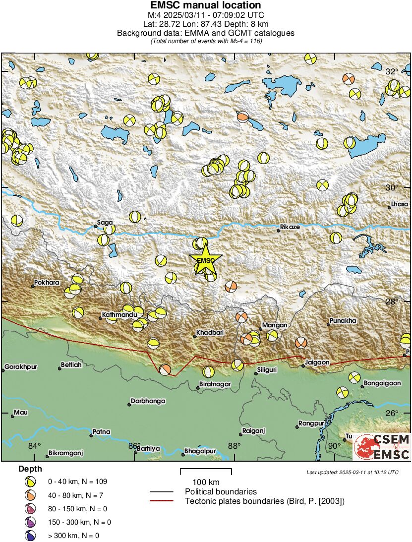 Regional moment Tensor