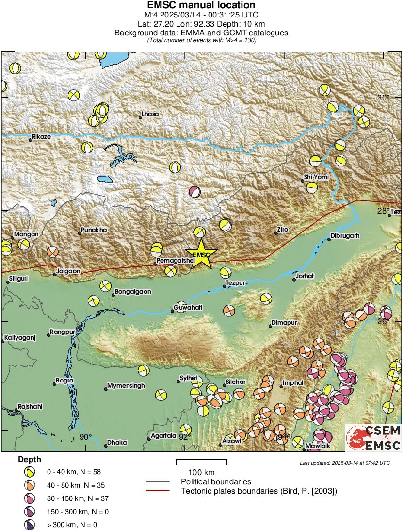 Regional moment Tensor