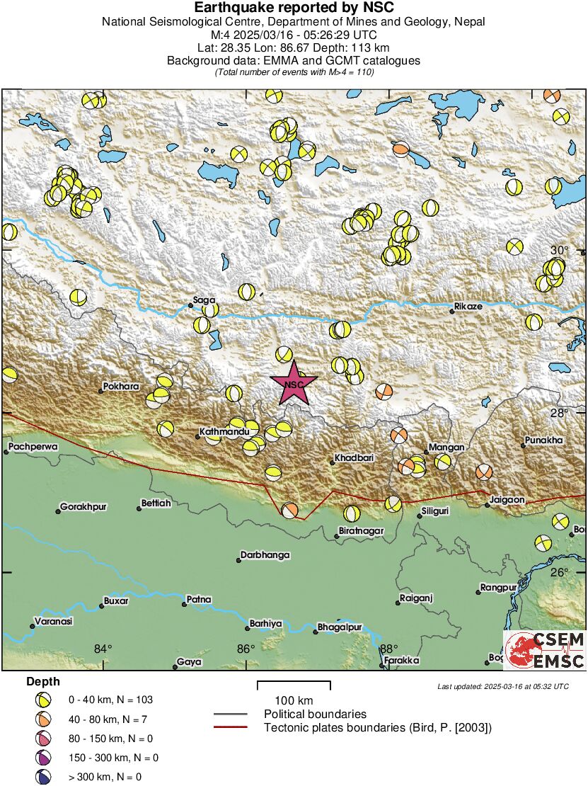 Regional moment Tensor