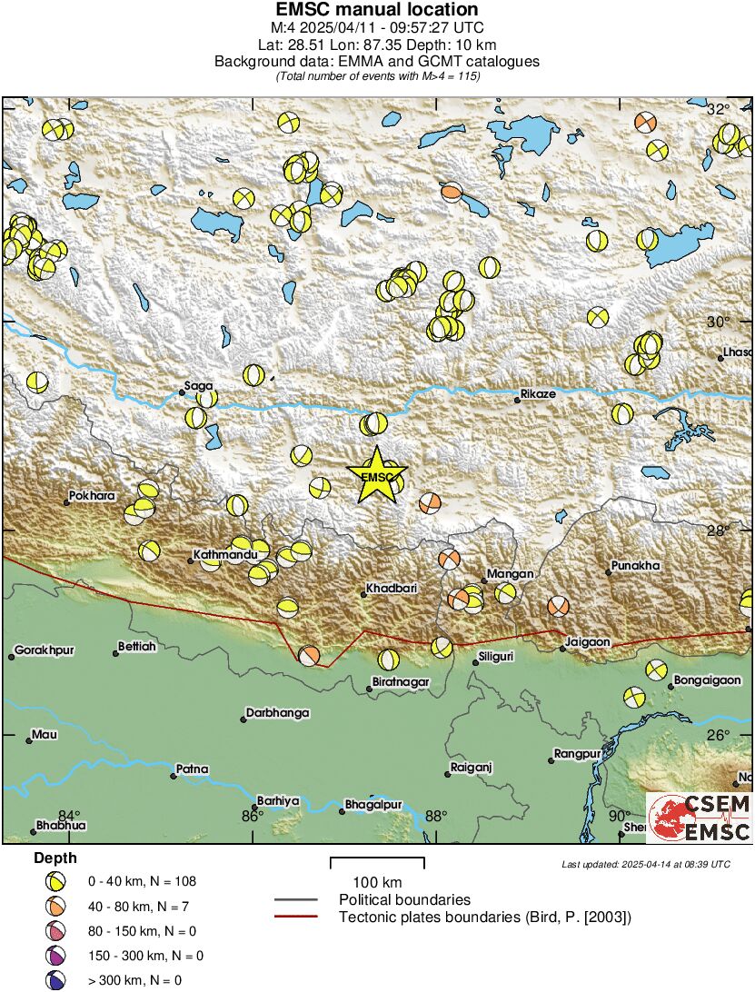 Regional moment Tensor