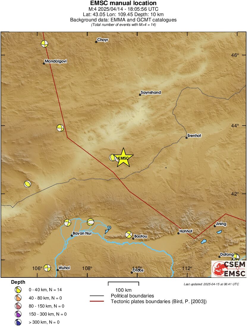 Regional moment Tensor