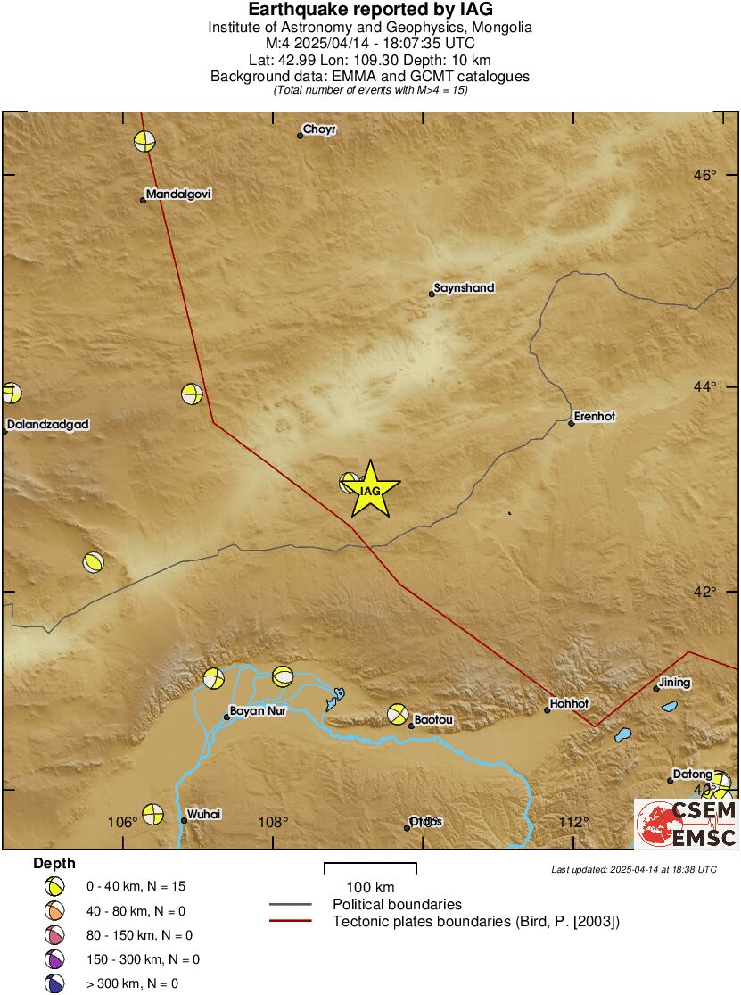 Regional moment Tensor