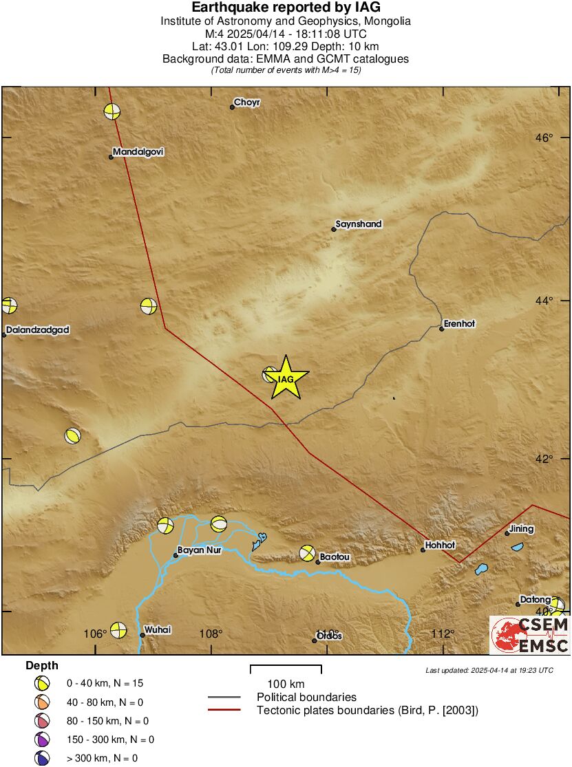 Regional moment Tensor