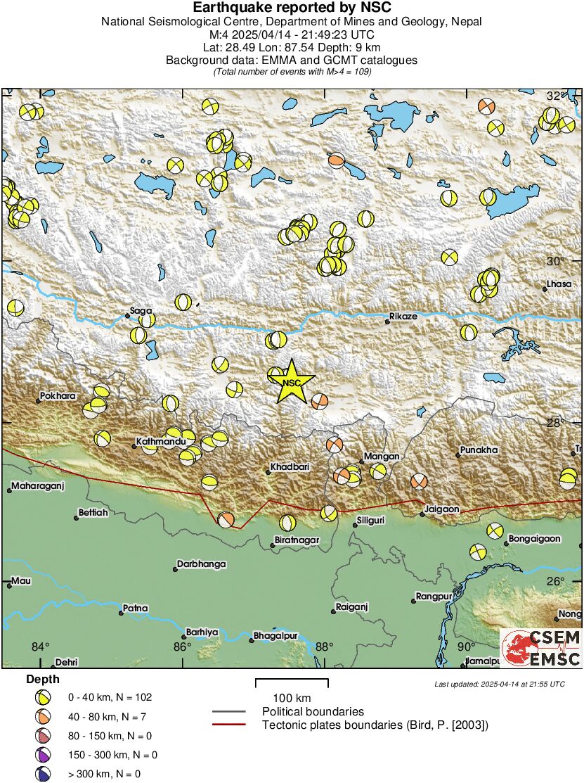 Regional moment Tensor