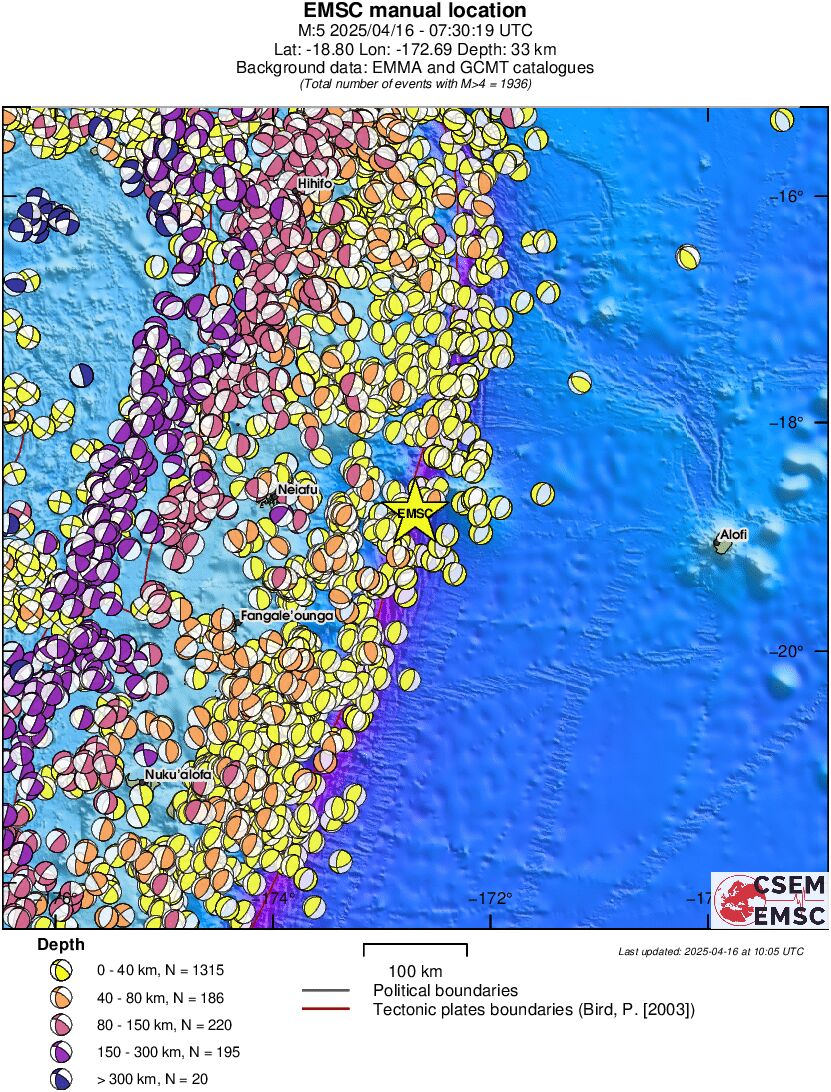 Regional moment Tensor