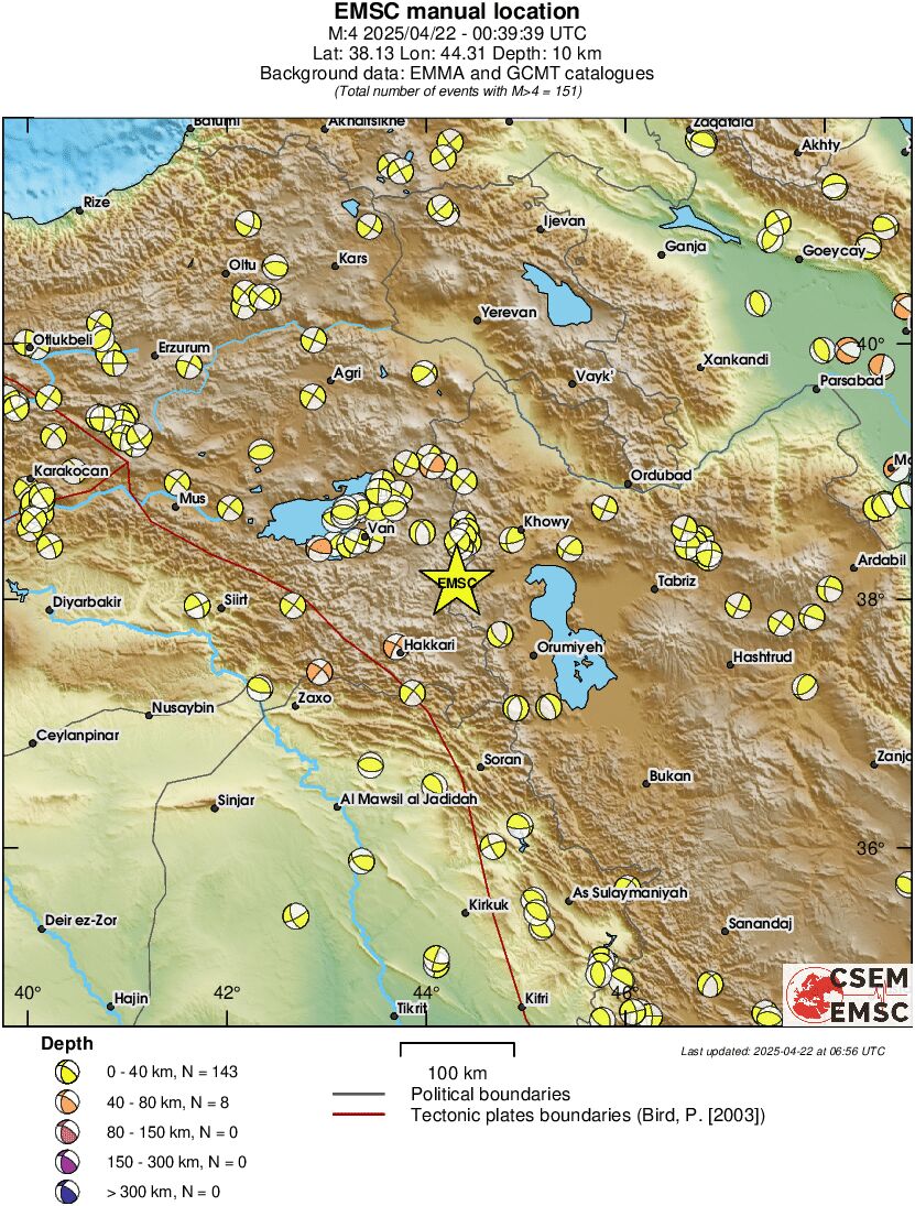 Regional moment Tensor