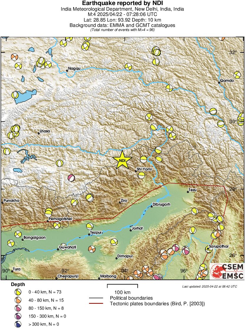 Regional moment Tensor